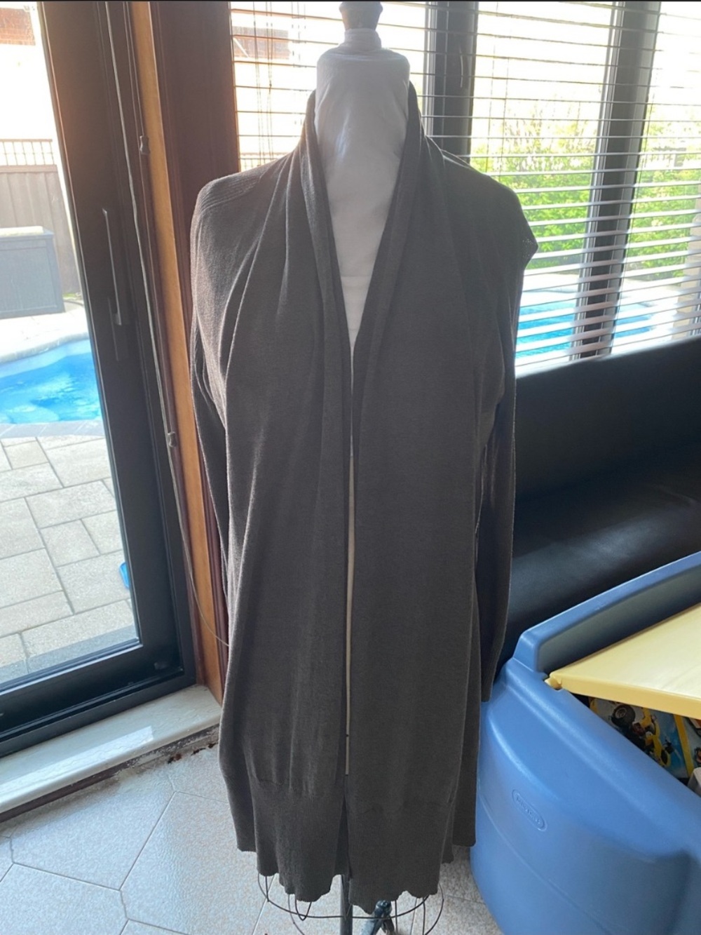 Banana Republic Long Open-Front Cardigan